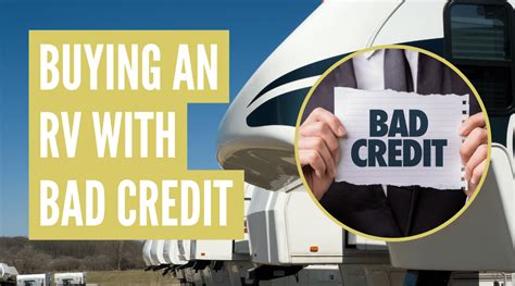 Bad Credit Rv Loans Online